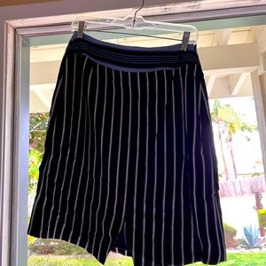 Navy Blue and White Loft skirt